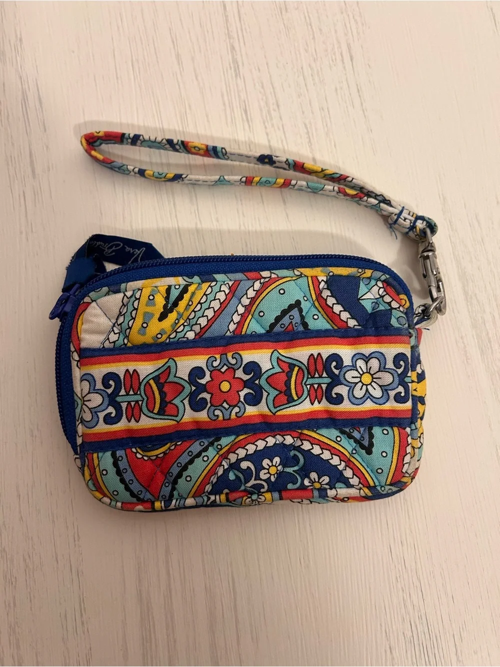 Vera Bradley Retired Marina Paisley Coin Purse